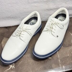 G/FORE Longwing Gallivanter Golf Shoes Mens 12 White Leather G4MF18EF01 Brogue